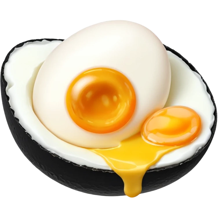 Zeytin peynir haşlanmış yumurta  emoji