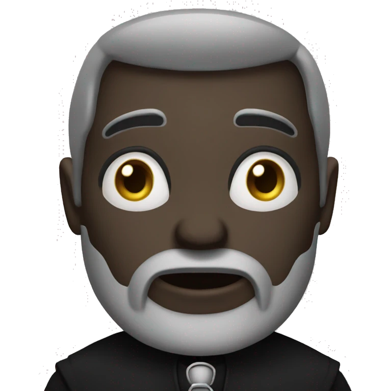 Goth preacher emoji