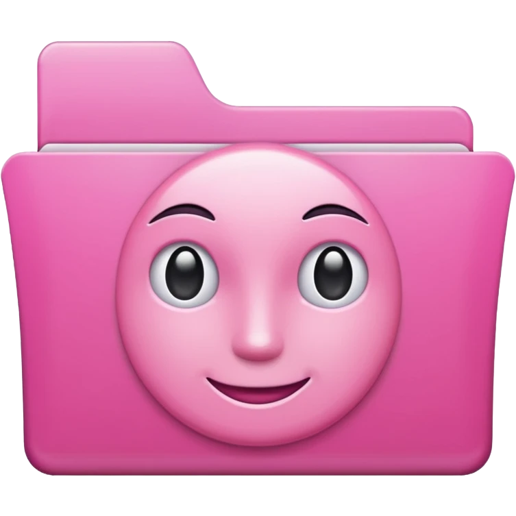 mix pink forward facing folder emoji