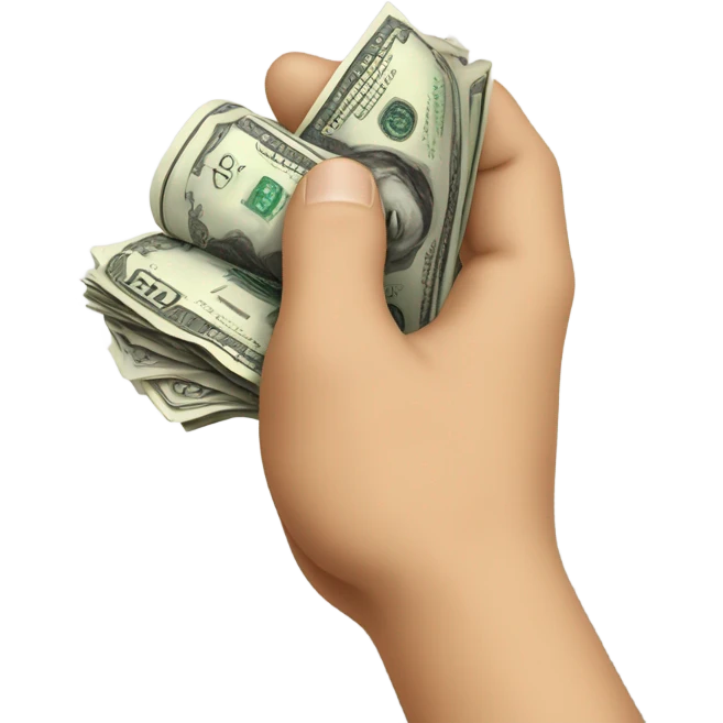 greedy money emoji