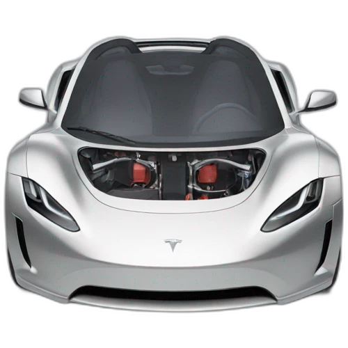 Tesla roadster emoji