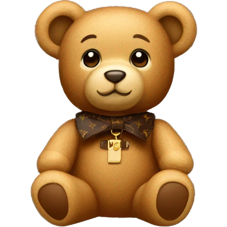 Louis Vuitton Teddy emoji