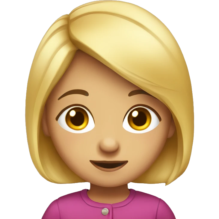 una niña que muestre la comprensión lectora emoji