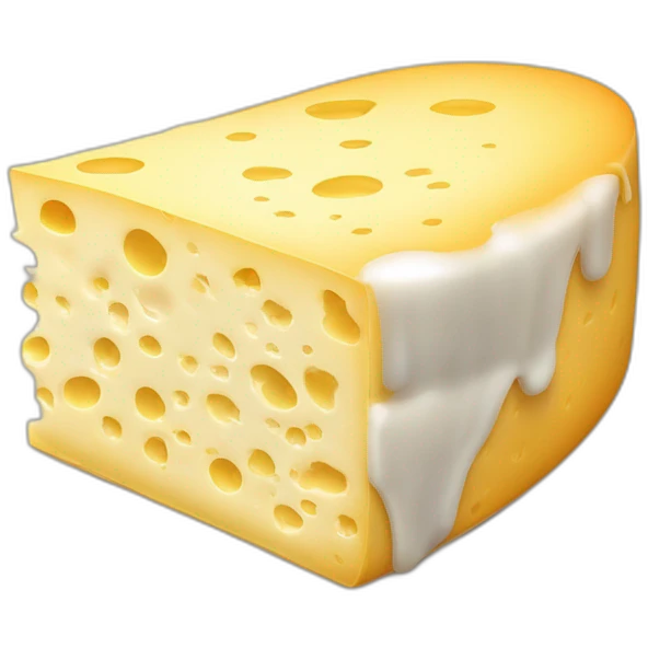 UN QUESO CON LA PALABRA GRACIAS POR SU COMPRA emoji