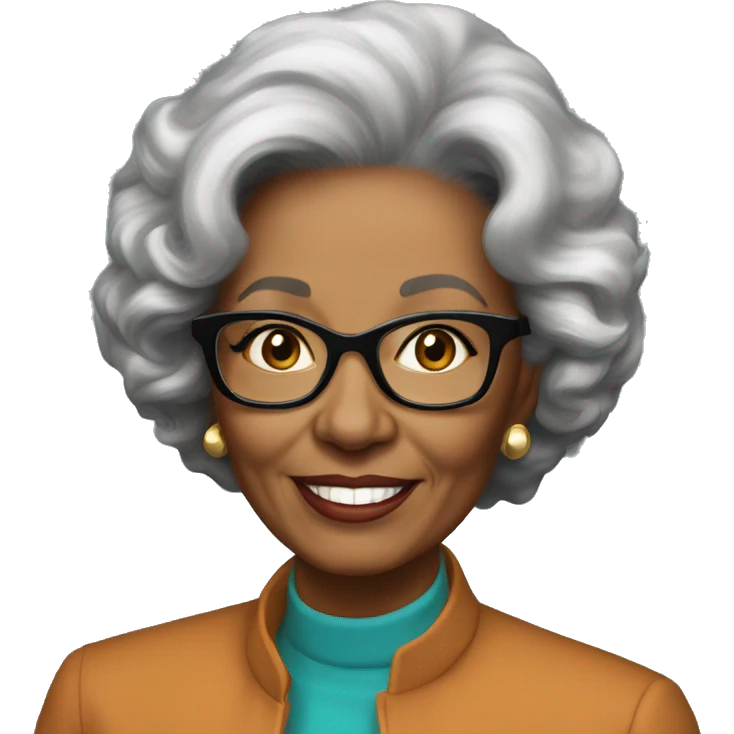 Annie Easley, NASA computer scientist, no glasses emoji