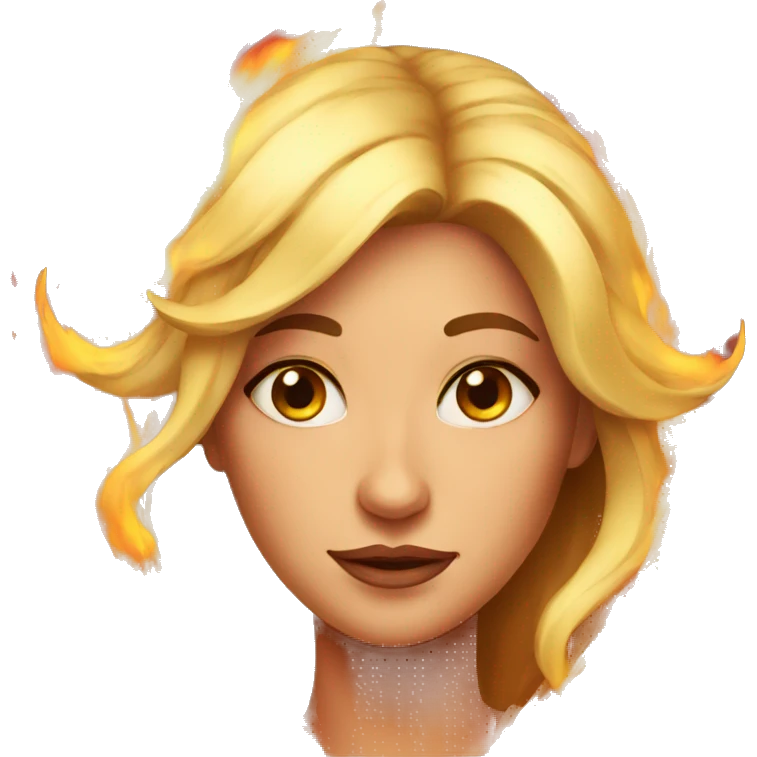 lady of fire  emoji