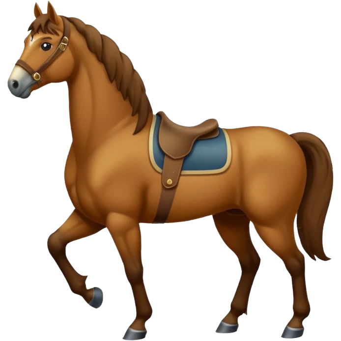 retro horse emoji