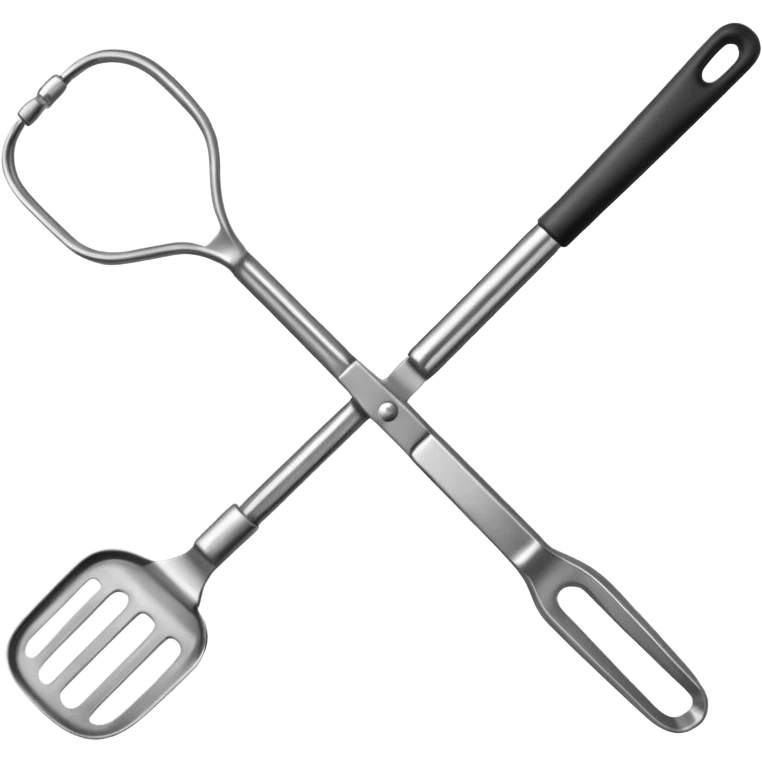cooking tongs close-up emoji
