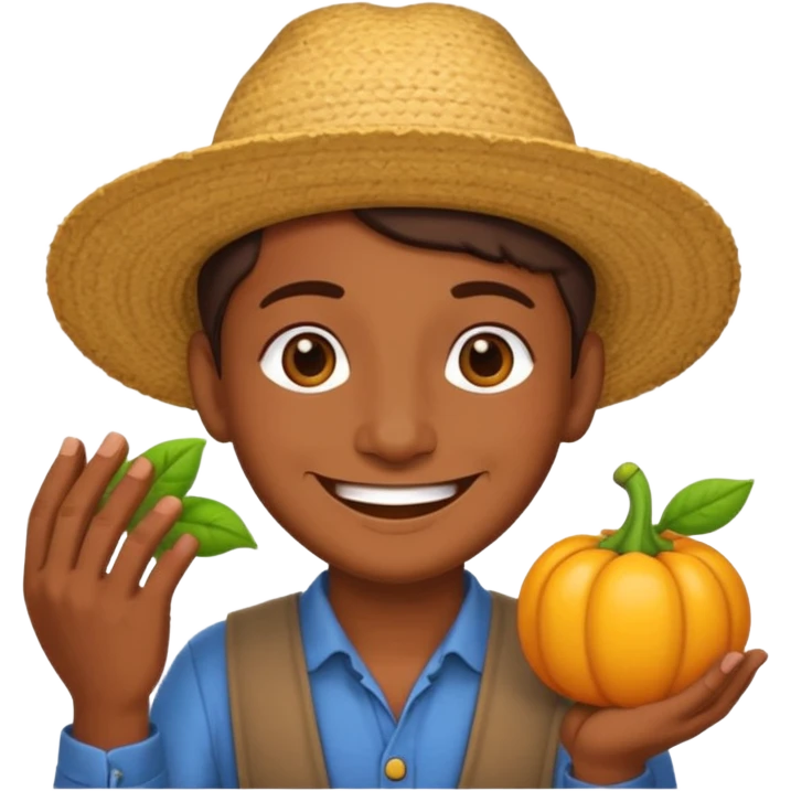 Namaste emoji sticker farmer  emoji