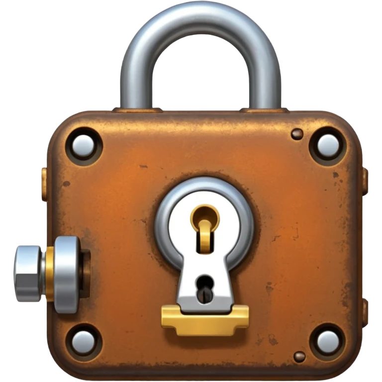 Old lock emoji