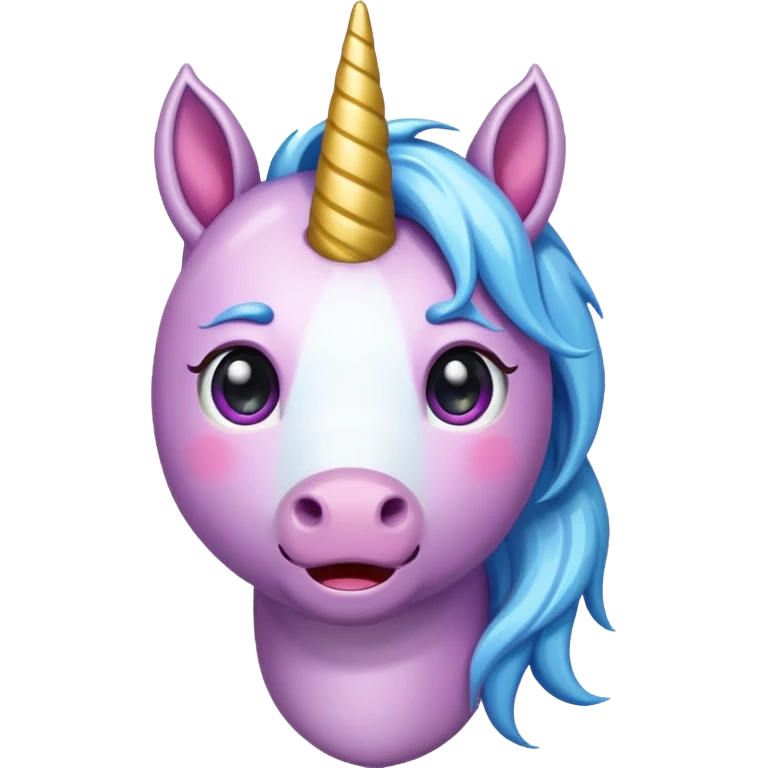 cry unicorn emoji