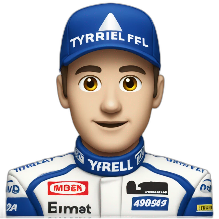 1991 tyrrell F1 car emoji