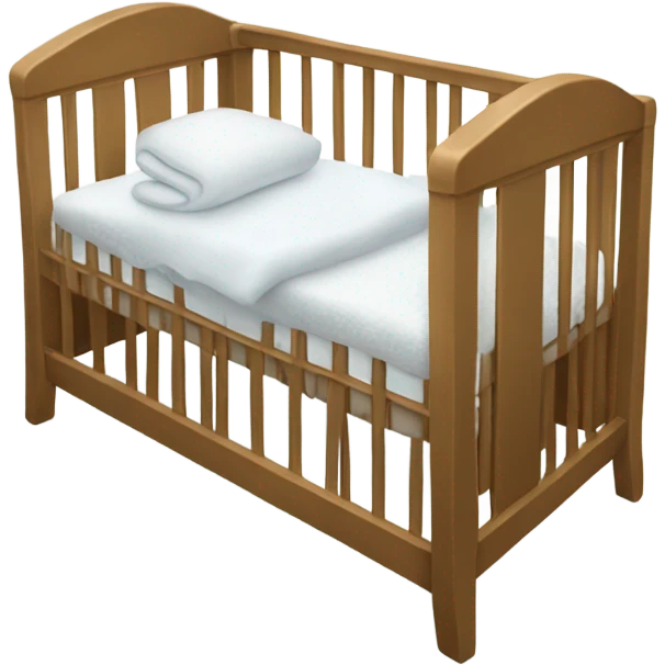 baby white crib emoji