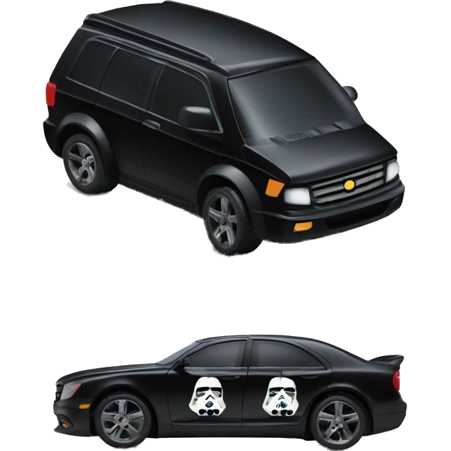 Toy Story Darth Vader themed car  emoji