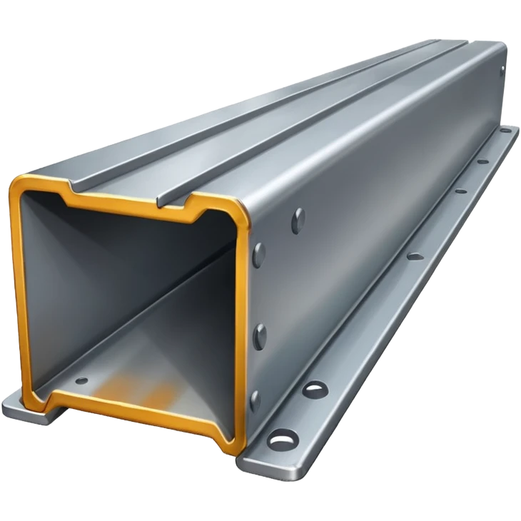 clean and industrial metal beam emoji