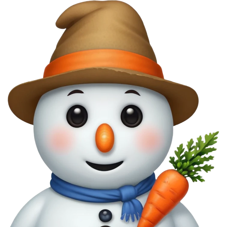 snowmen wearing hat  emoji