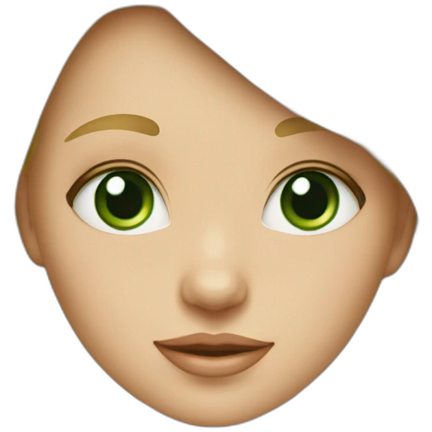 bébé chat blonde et yeux vert emoji