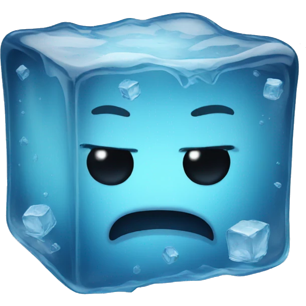 Ice cube emoji