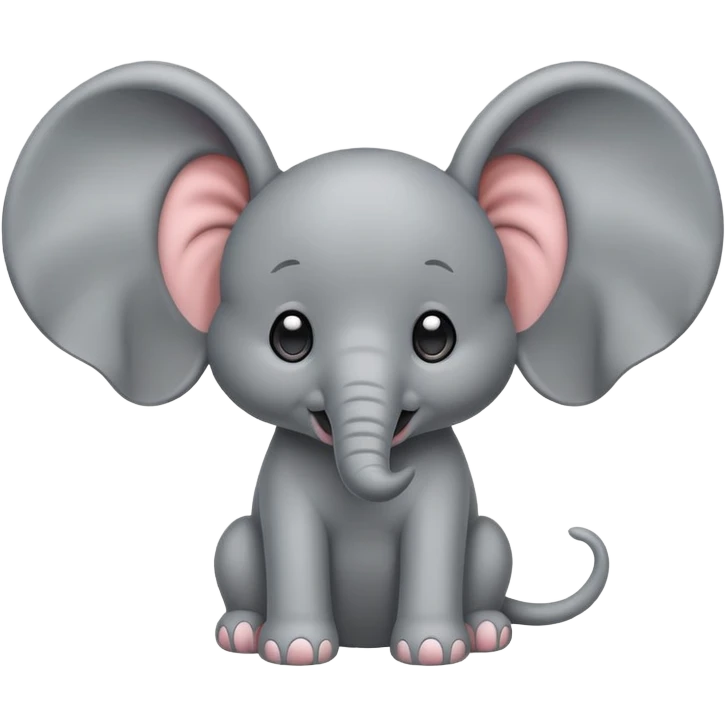 Dog with elephant ears  emoji