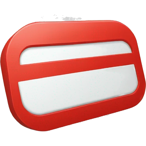 Subscribe button red emoji