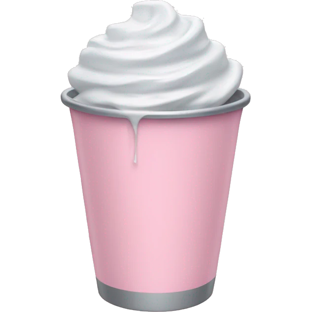 Light pink Stanley water cup emoji