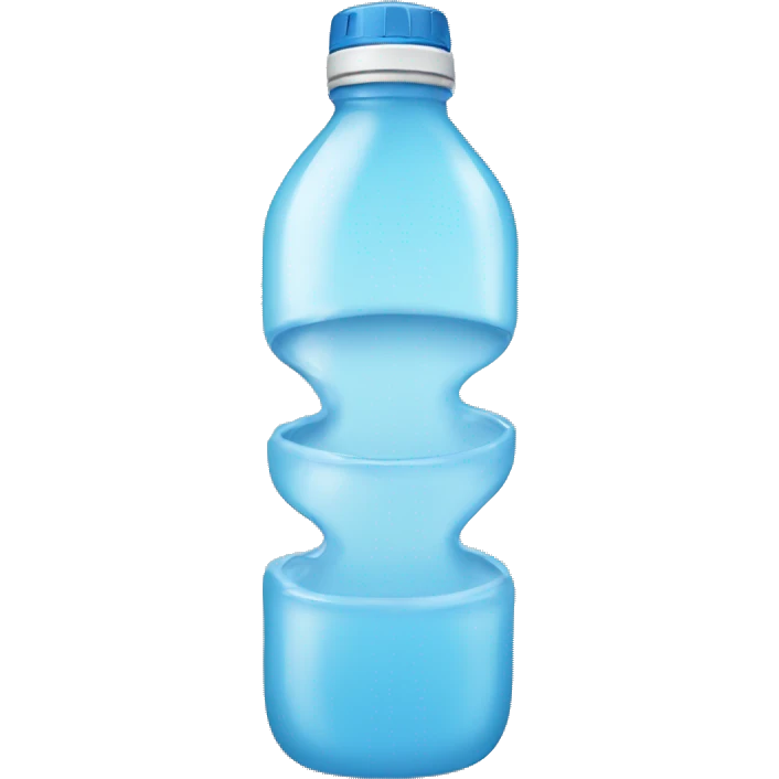 pouring water bottle emoji