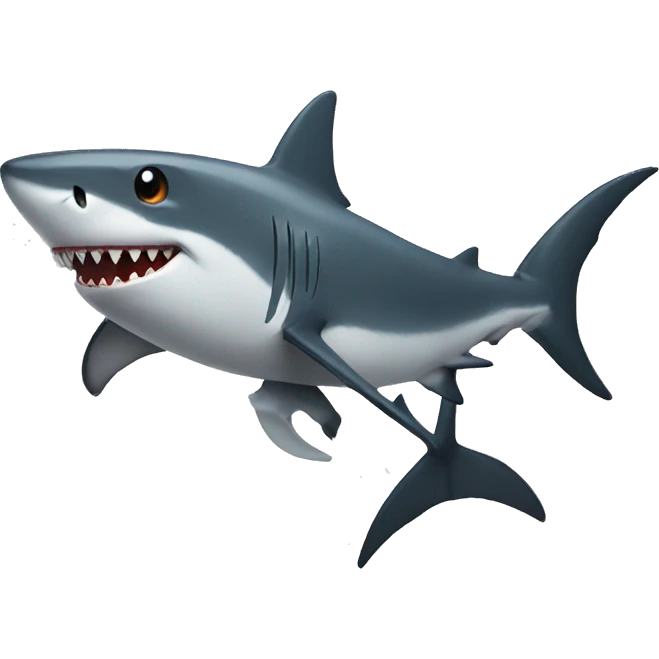 Shark with tux emoji