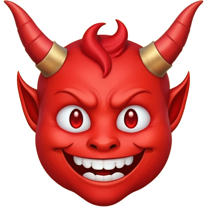 a red demon emoji like this😈 emoji