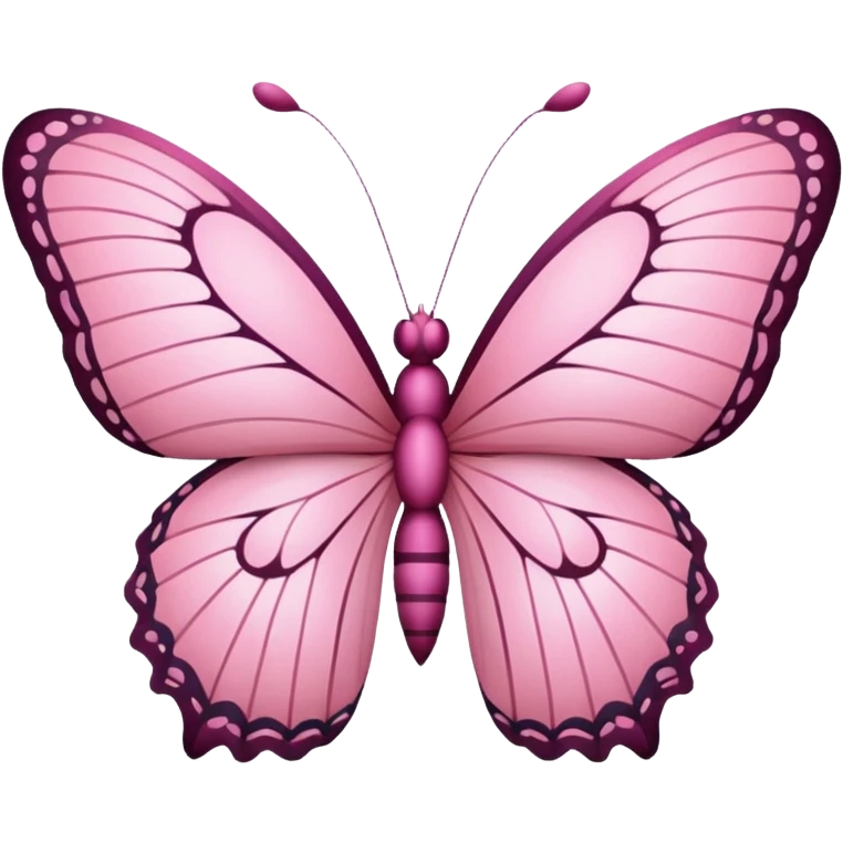 pink butterfly emoji