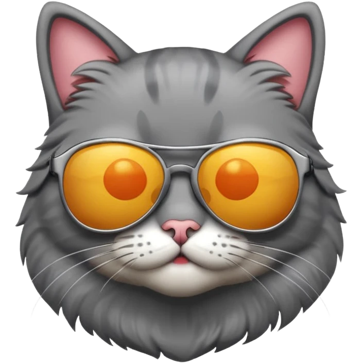 Cat wearing sunglasses emoji