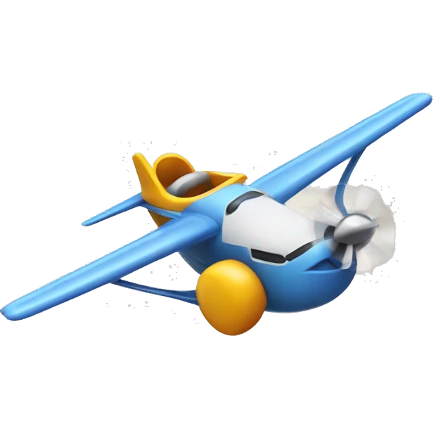 An emoji of a plane racing a car emoji