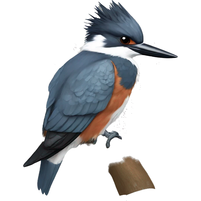 Belted kingfisher emoji