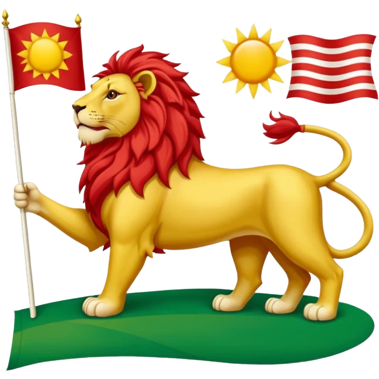 پرچم زمان پهلوی emoji