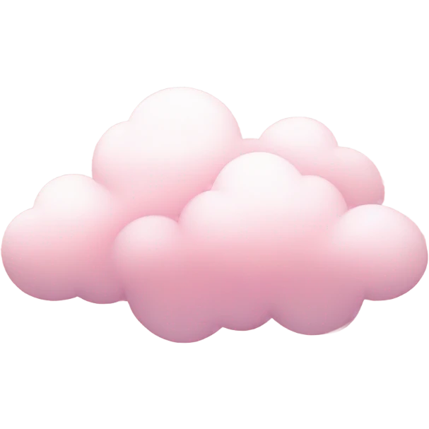 Soft pink cloud aesthetic  emoji