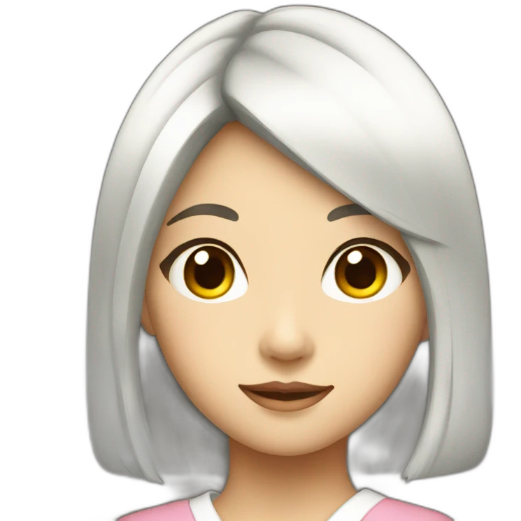 Good looking japanese girl emoji