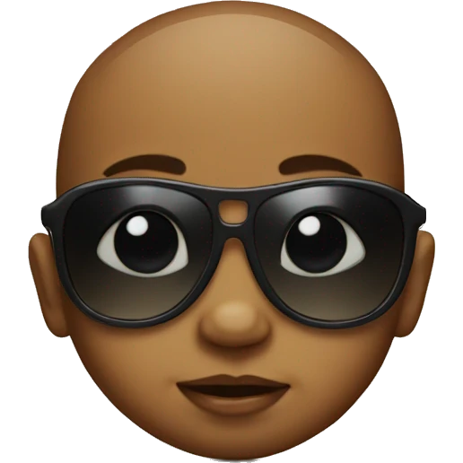 baby with cool sunglasses emoji