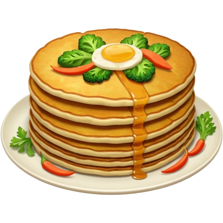 fried veggie pancake emoji