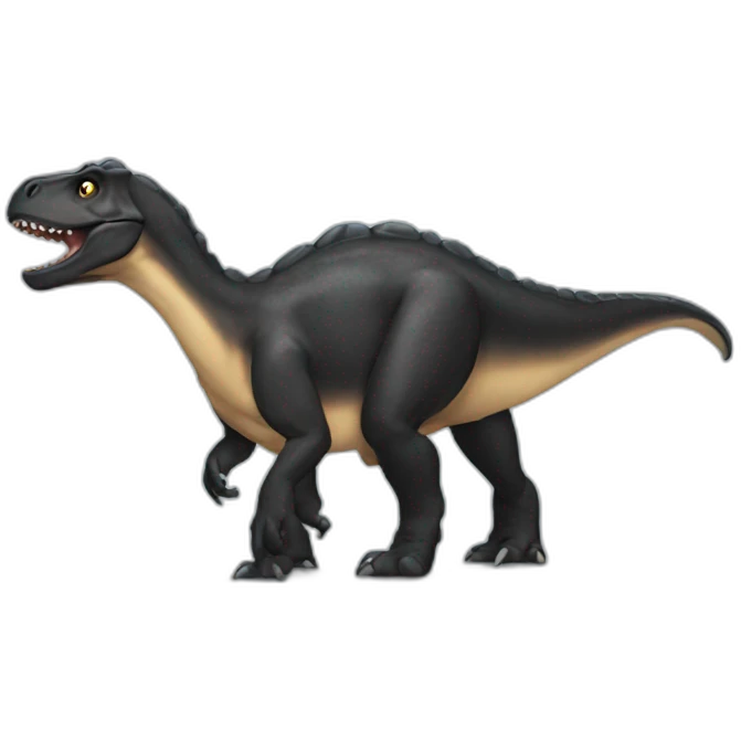 black dinosaur emoji