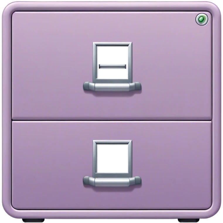 mauve filing cabinet emoji