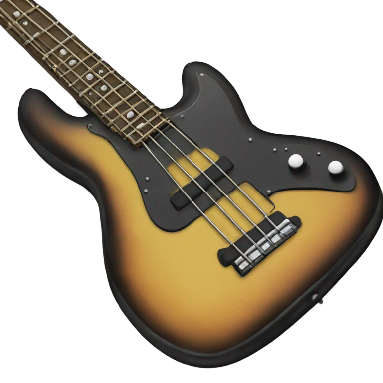a bass guitar  emoji