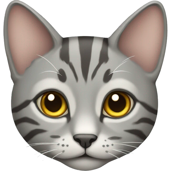 Grey Tabby Cat emoji