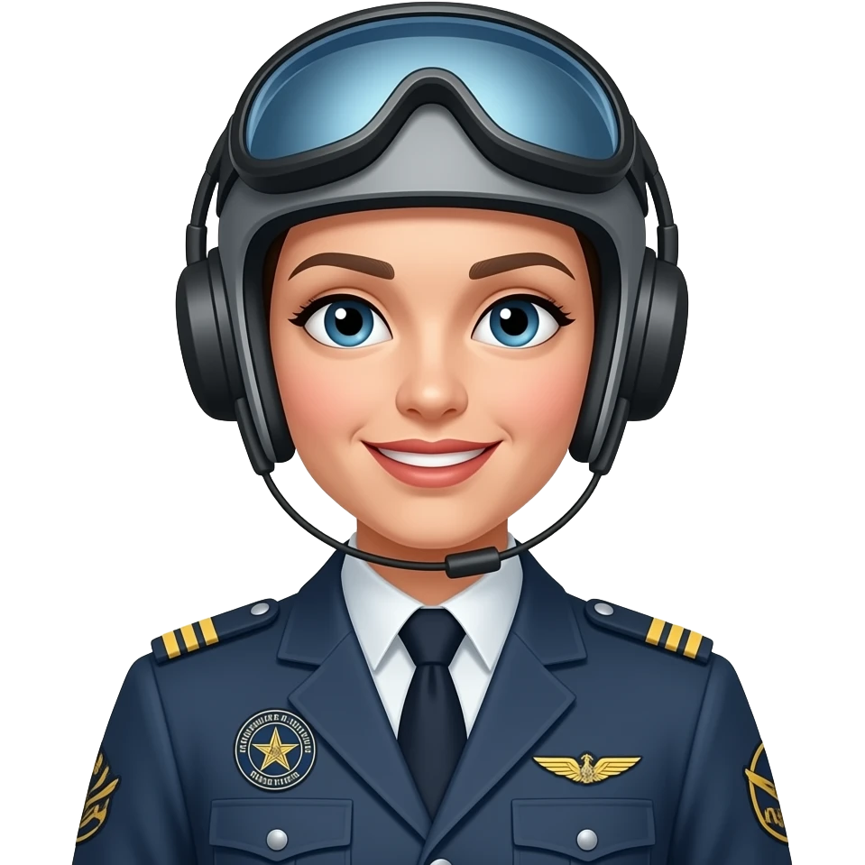 femme pilote emoji