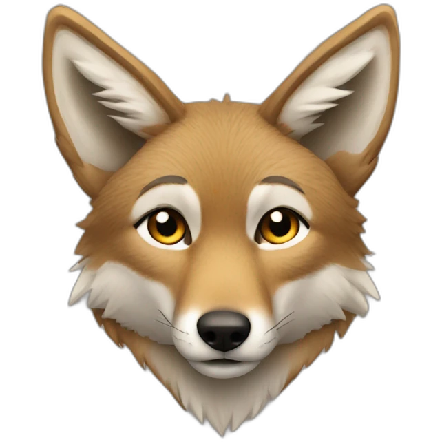 coyote in love emoji