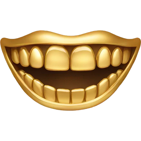gold grillz emoji