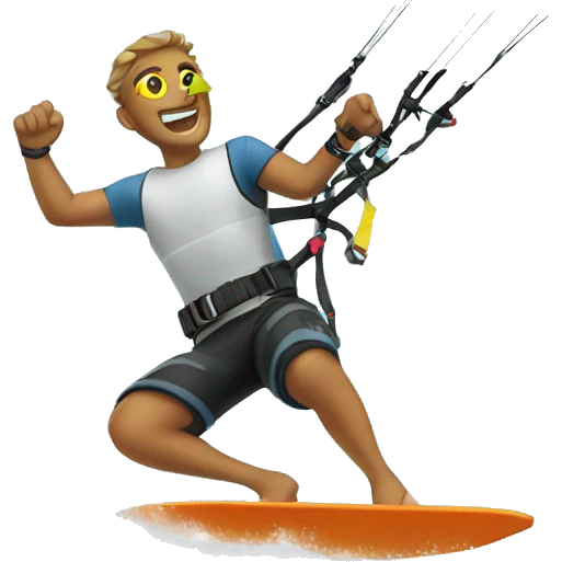 kitesurfing emoji