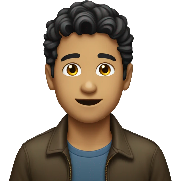 Joven moreno emoji