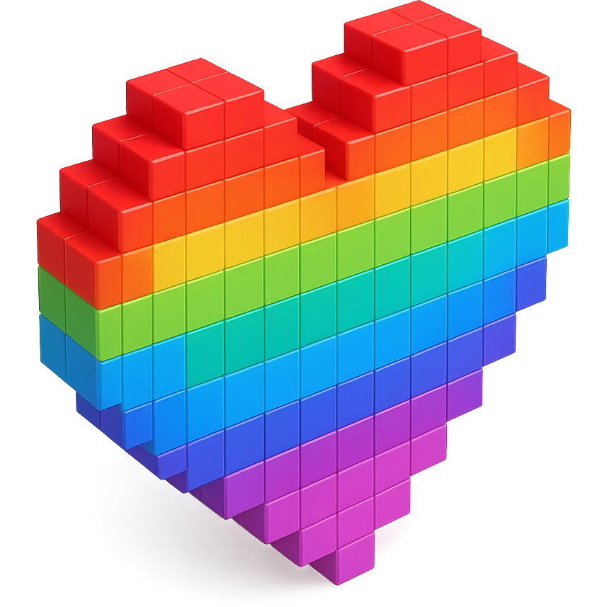 Heart rainbow  emoji