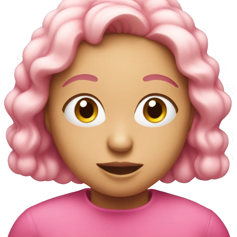 Eat and drink pink emoji