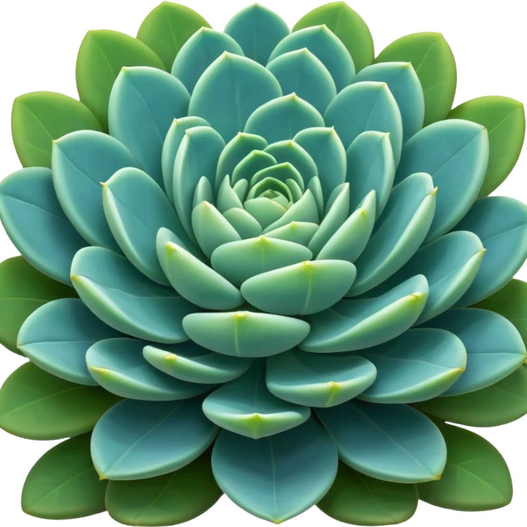 Sedum Pachyphyllum succulent plant with blue-green thick leaves emoji