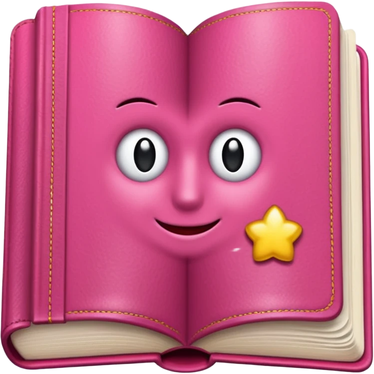 Libro rosa emoji